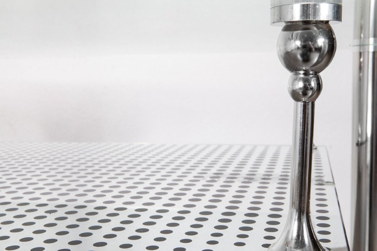 Стол DARIO, стекло/хром, 120*75*75