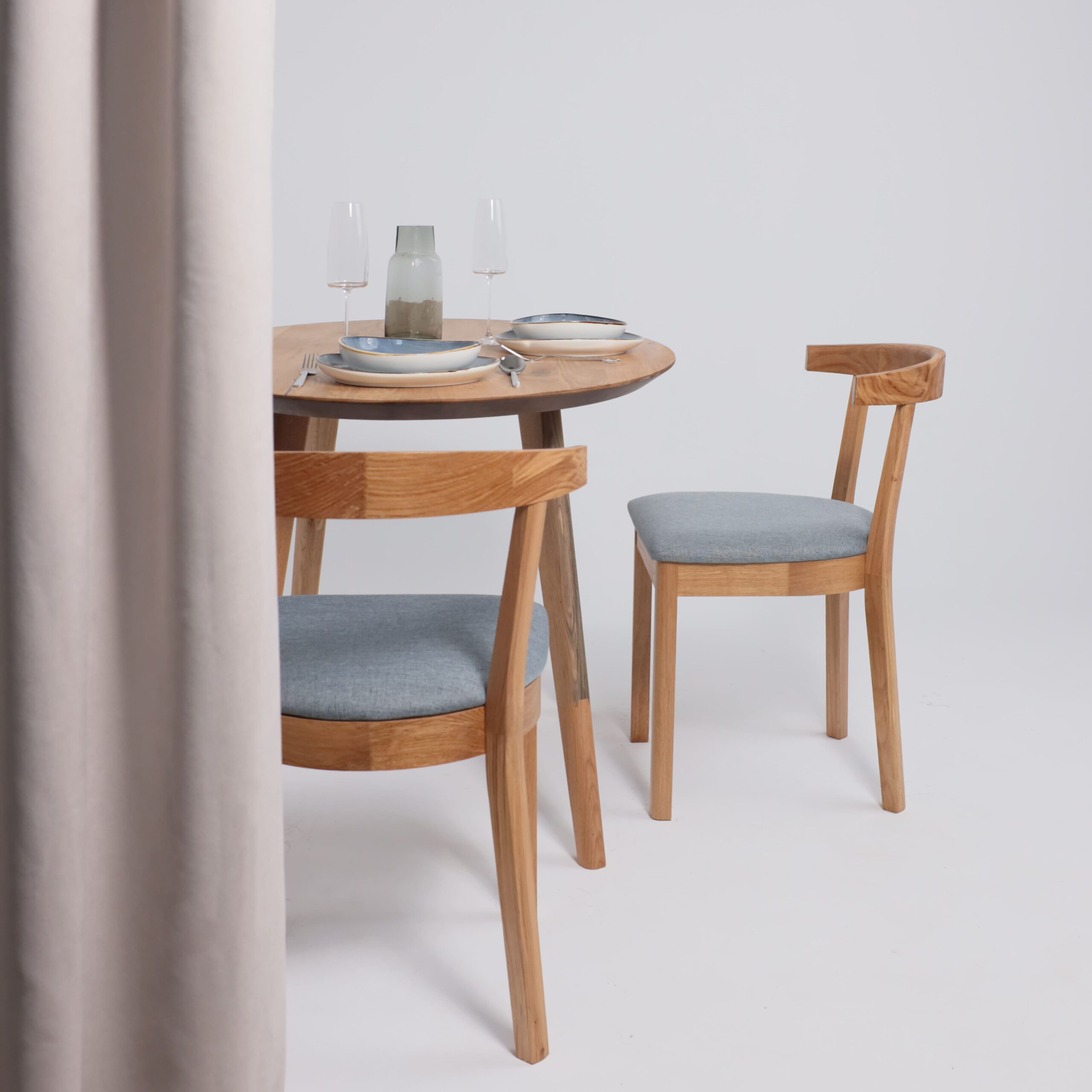 ПОДСТОЛЬЕ КС-60 массив, дуб натуральный (4 шт)