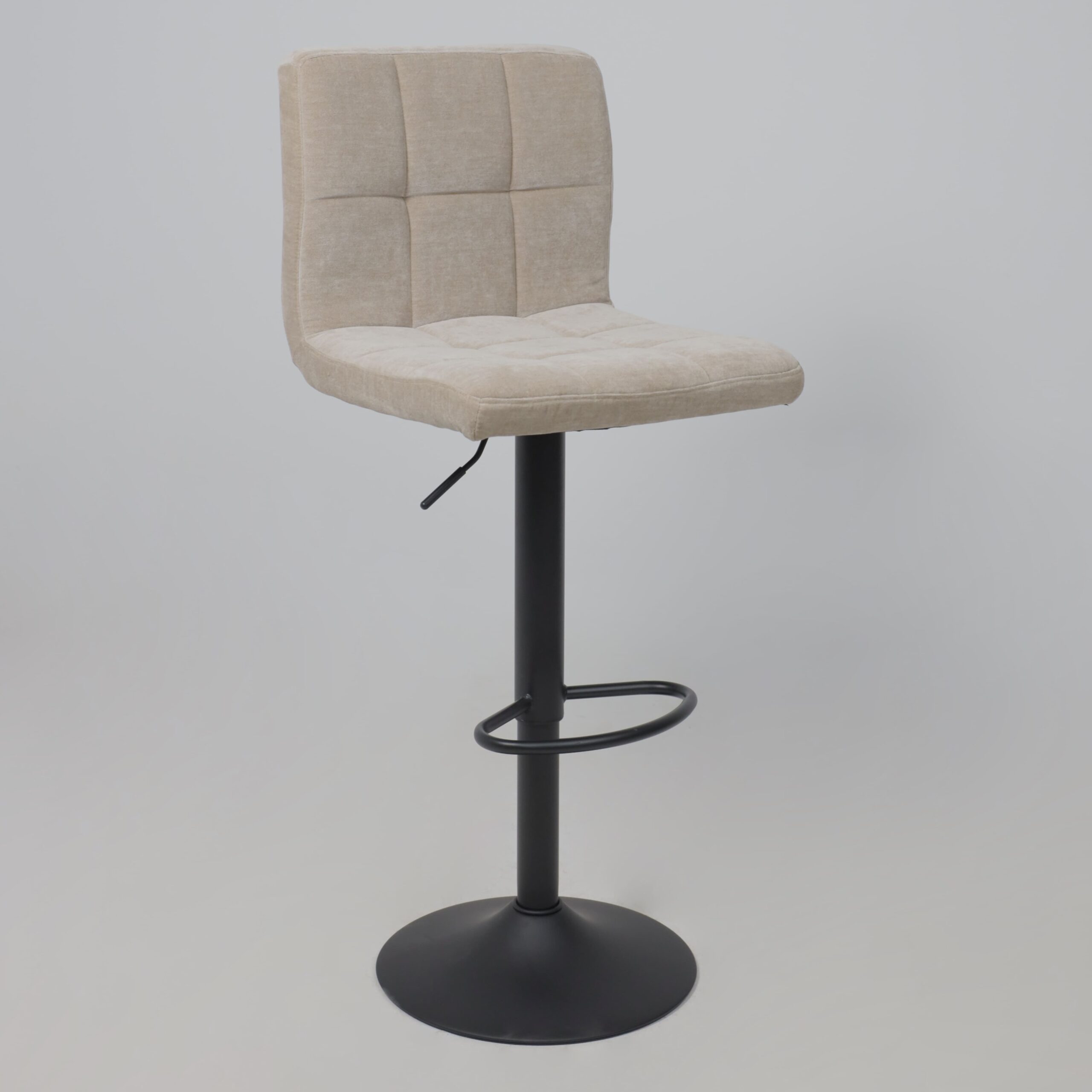 Стул барный LOGOS, бежевый шенилл Ote Canna 170/черный