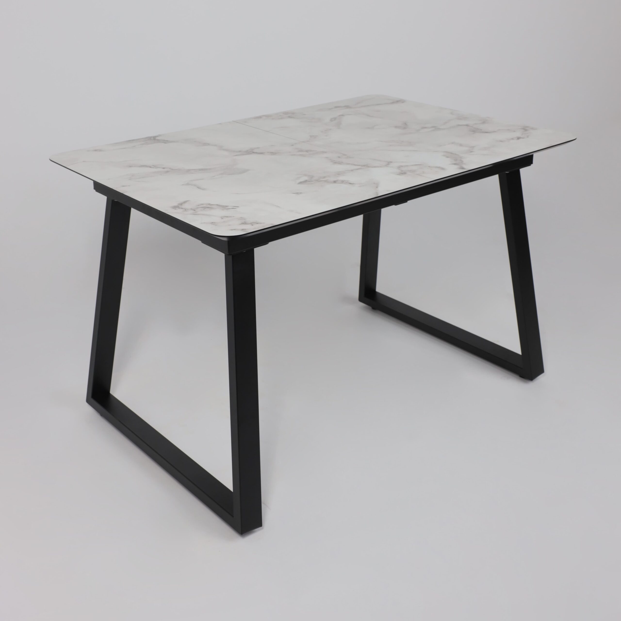 Стол AV 1208, HPL+МДФ,  раздвижной 1200 (1600)*800 Виктори натуральный/черный