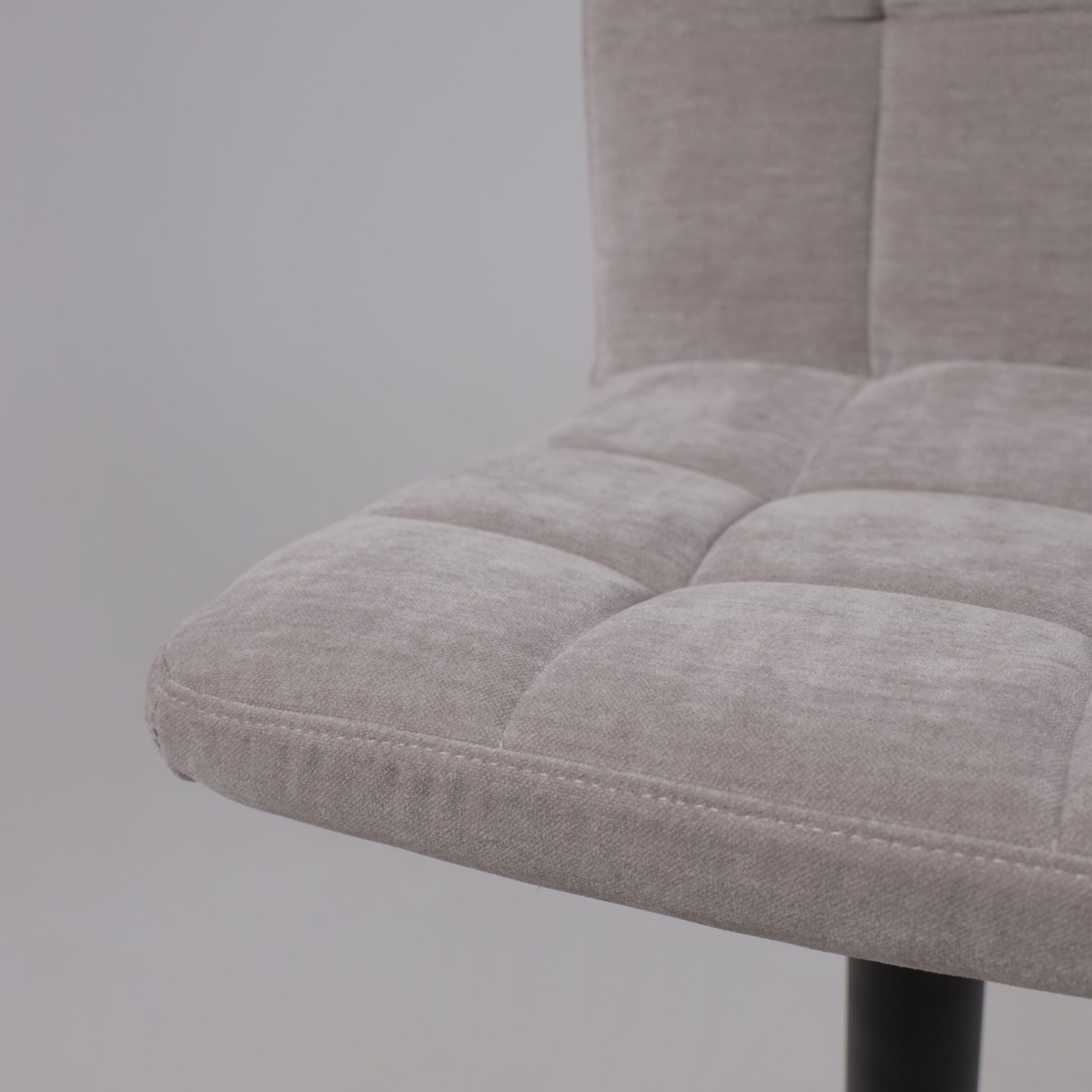 Стул барный LOGOS, серый шенилл Ote Canna 452/черный