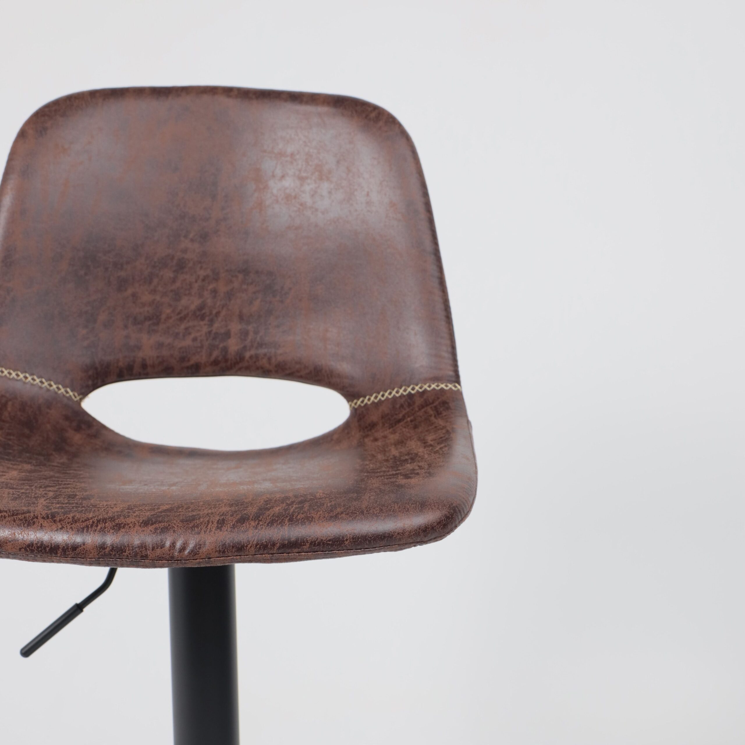 Кресло барное INDIANA, экокожа, коричневый  PU C-03/черный