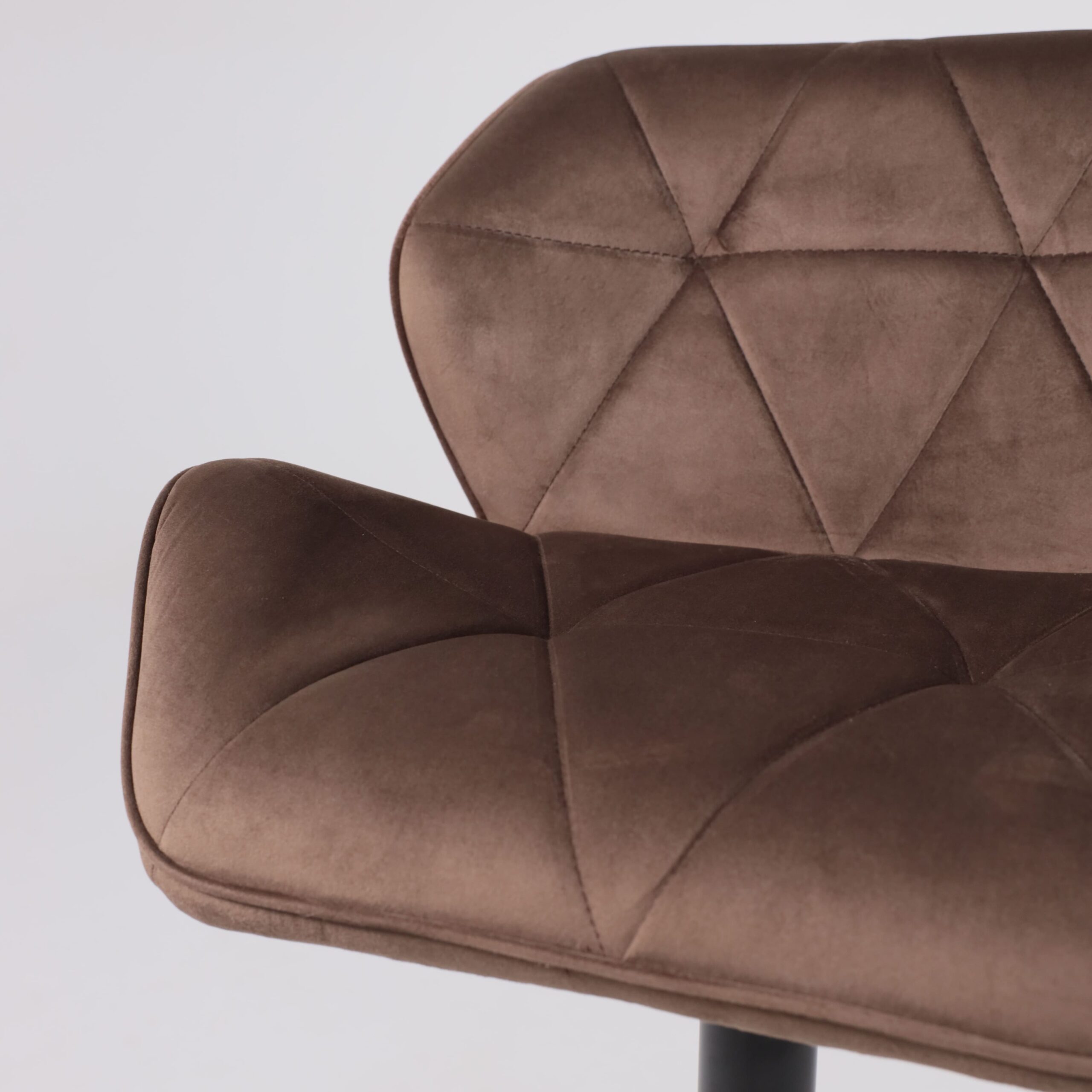 Кресло BERLIN, шоколадный велюр HCJ-10/черный