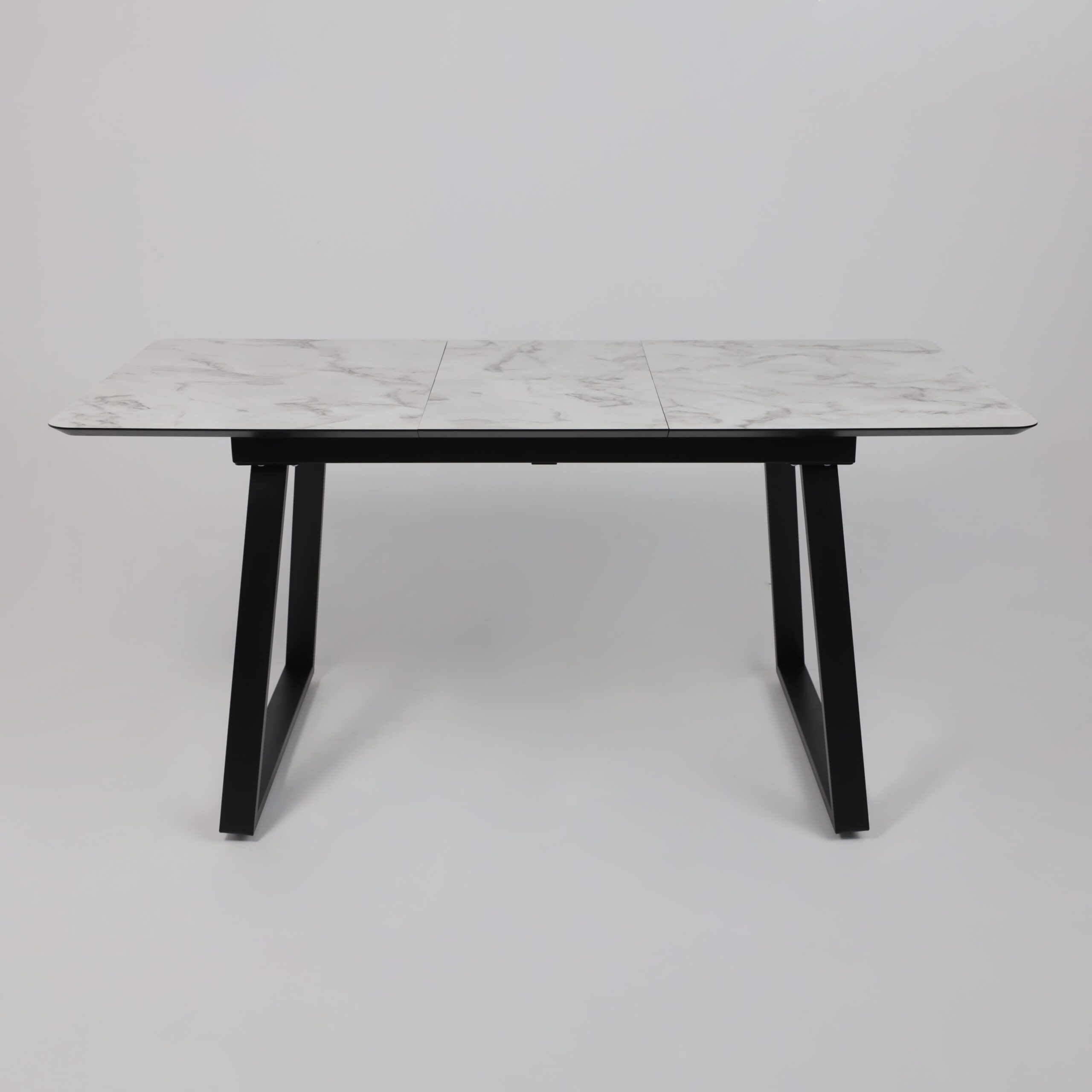 Стол AV 1208, HPL+МДФ,  раздвижной 1200 (1600)*800 Виктори натуральный/черный