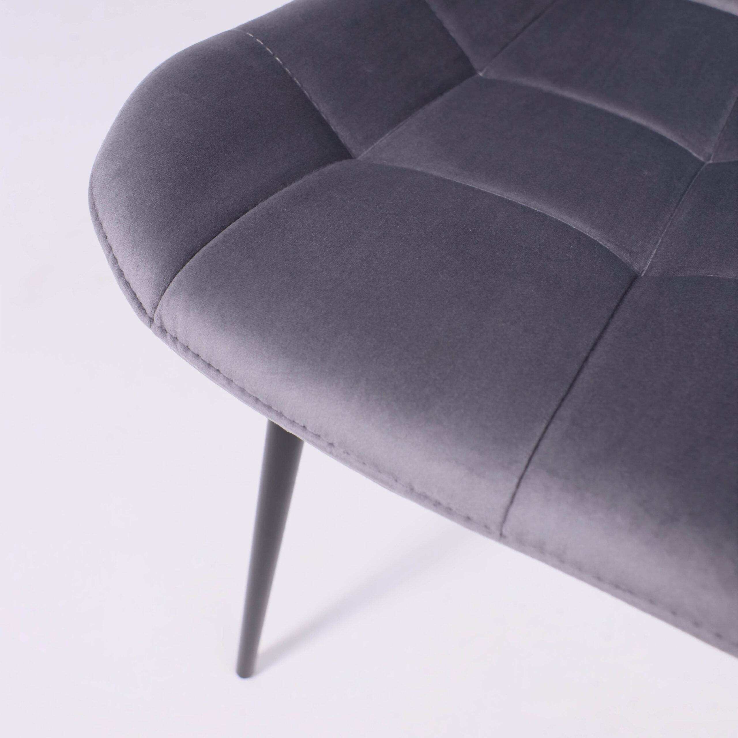 Стул AV 405, темно-серый бархат H-15/черный