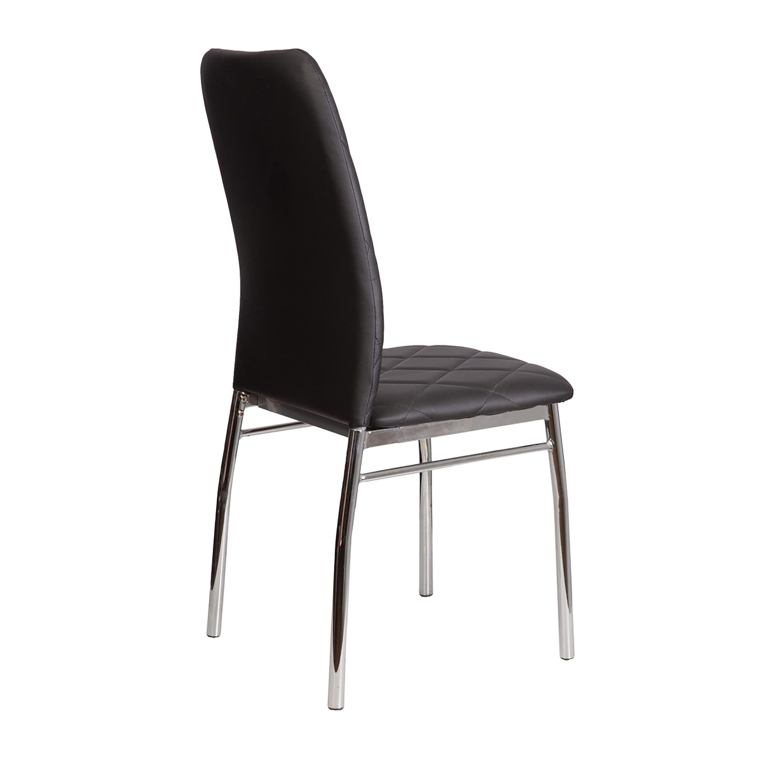 Стул ADELE, экокожа, черный APU-004/хром