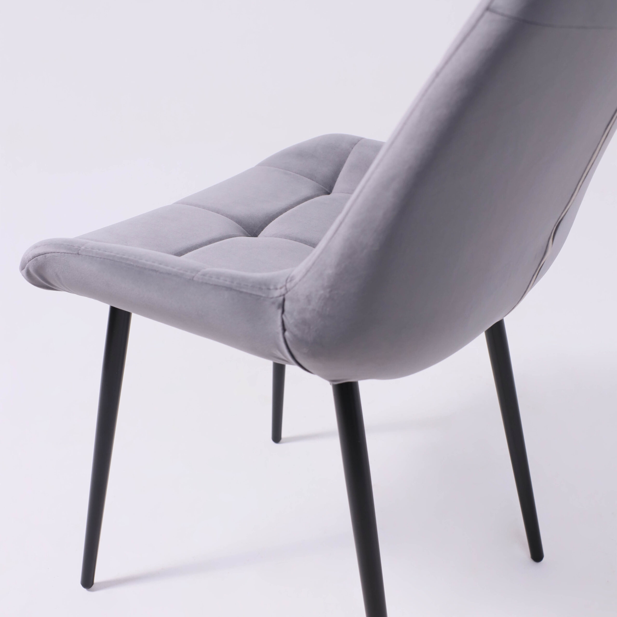 Стул AV 405, темно-серый бархат H-15/черный
