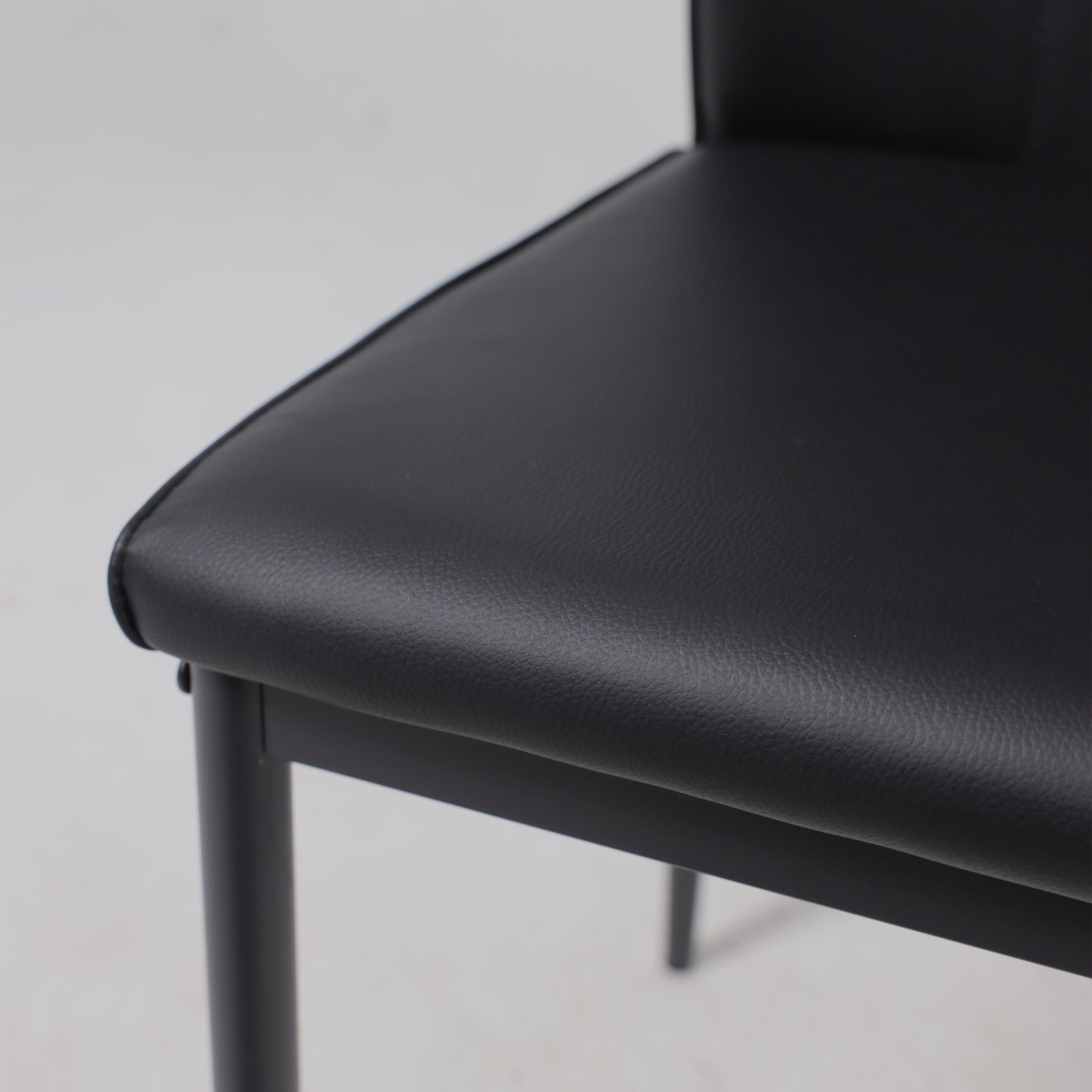 Стул OREO, экокожа, черный/черный