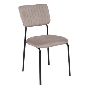 Стул RAIN, темно-бежевый велюр HLR-09/черный