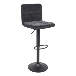 Стул барный LOGOS, черный шенилл Ote Canna 460/черный