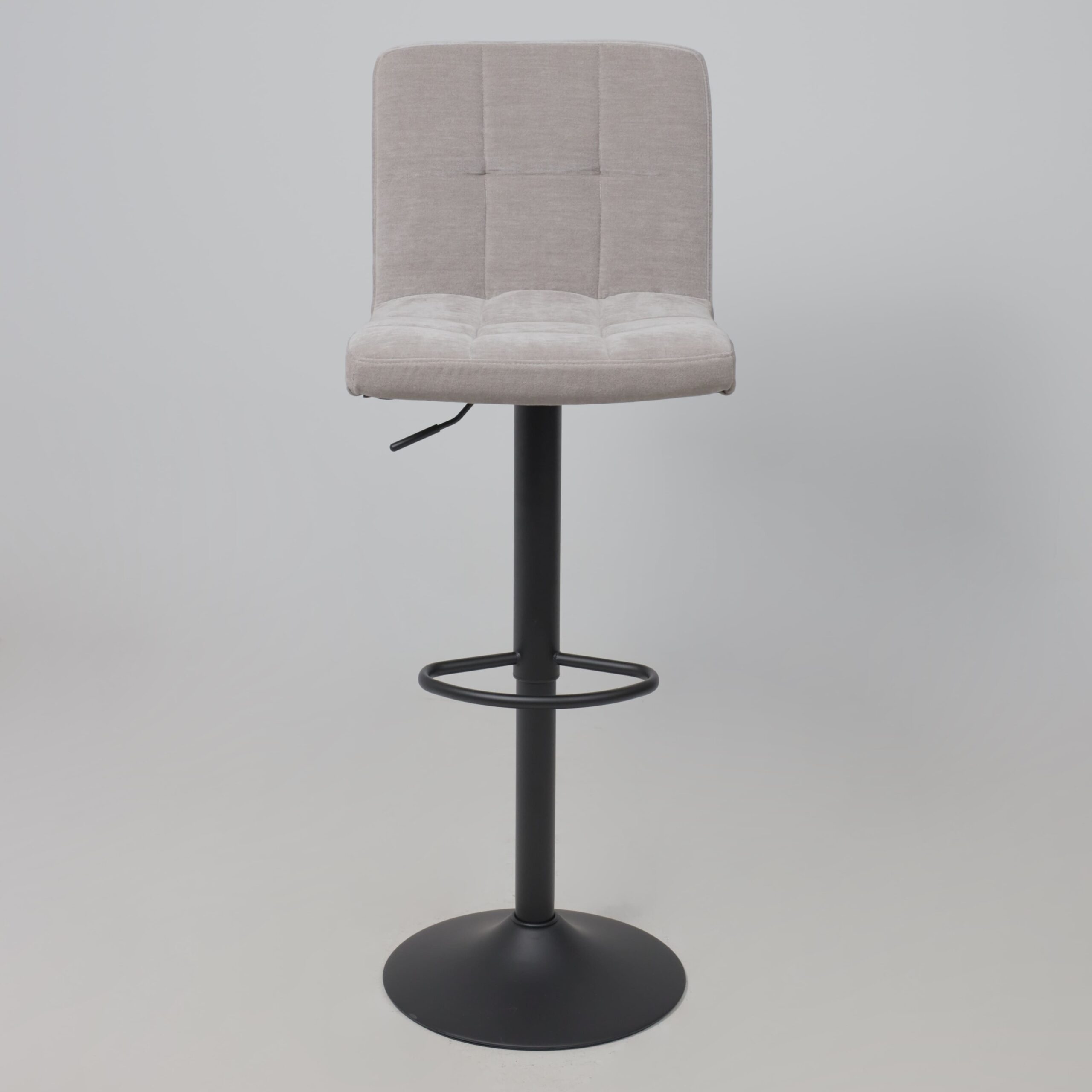 Стул барный LOGOS, серый шенилл Ote Canna 452/черный