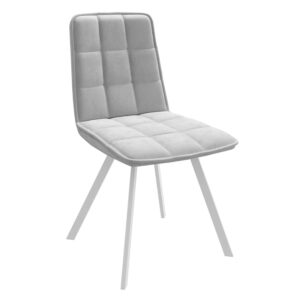 Стул ROM D, b20 SILVER LUXбелый