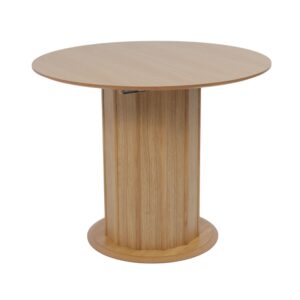 Стол ОЛАФ-М 950(1250)*950, Светлый дуб без тонировки/Светлый дуб