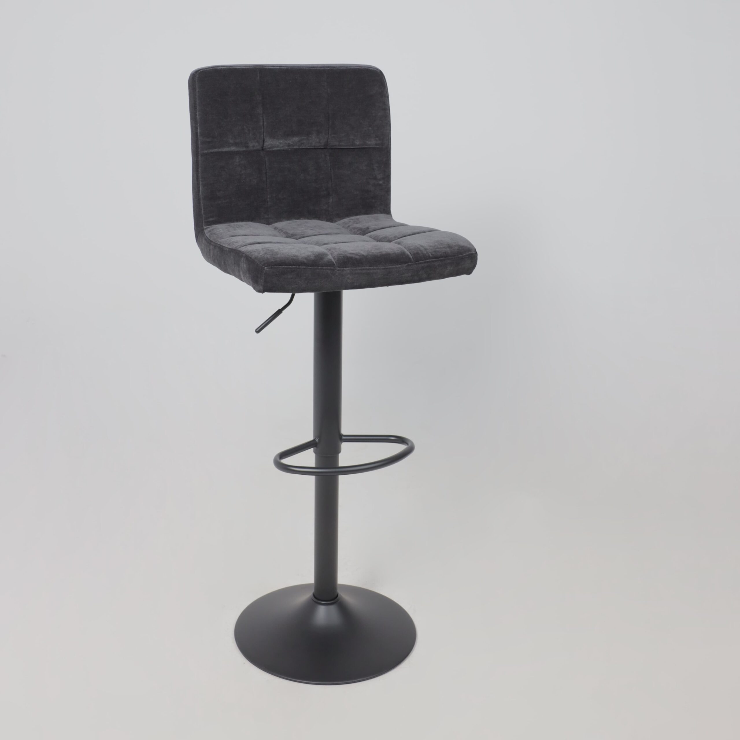 Стул барный LOGOS, черный шенилл Ote Canna 460/черный