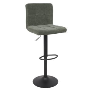 Стул барный LOGOS, темно-зеленый шенилл Ote Canna 352/черный