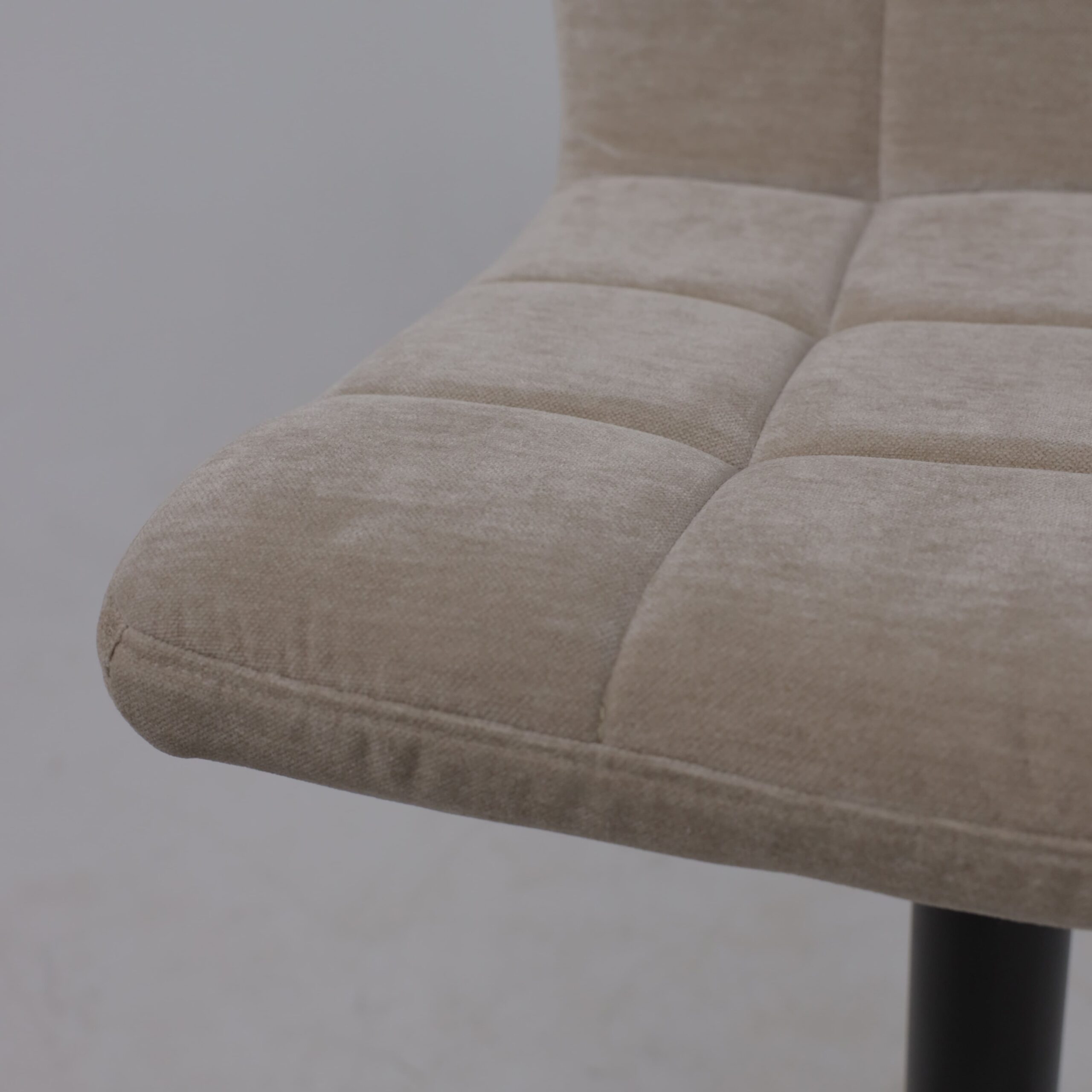 Стул барный LOGOS, бежевый шенилл Ote Canna 170/черный