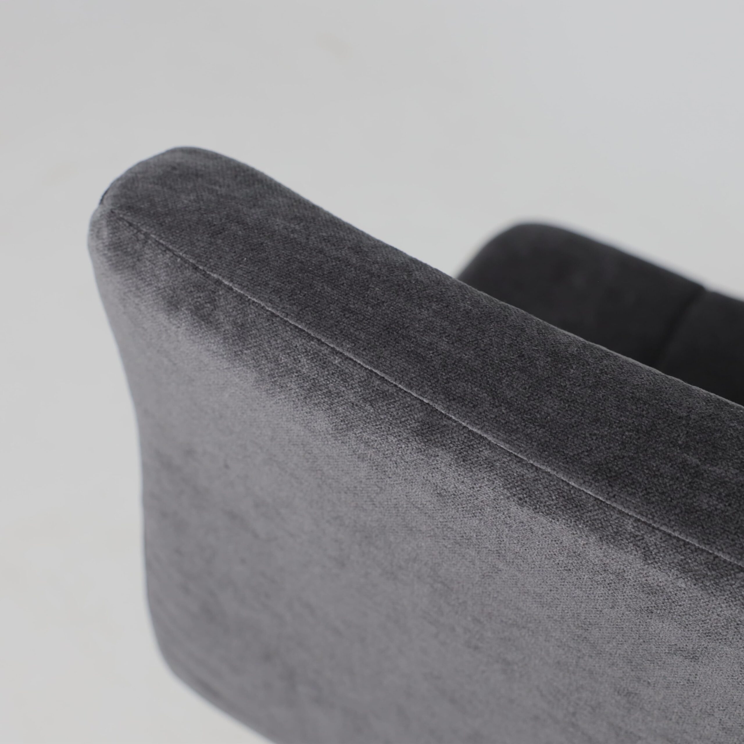 Стул барный LOGOS, черный шенилл Ote Canna 460/черный