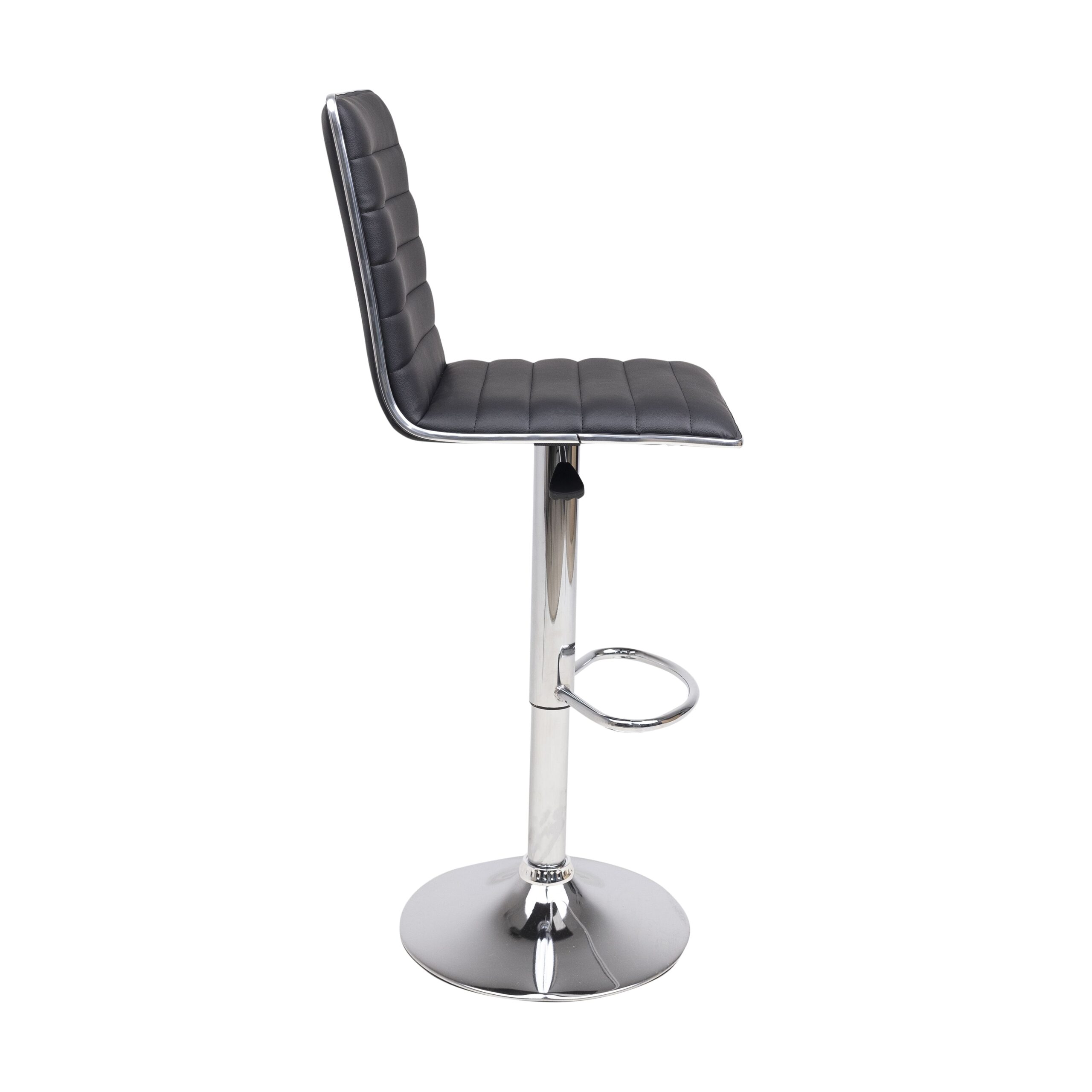 Стул барный CAPRI, экокожа, черный/хром