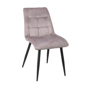 Стул FRED NEW, пыльно-розовый/черный