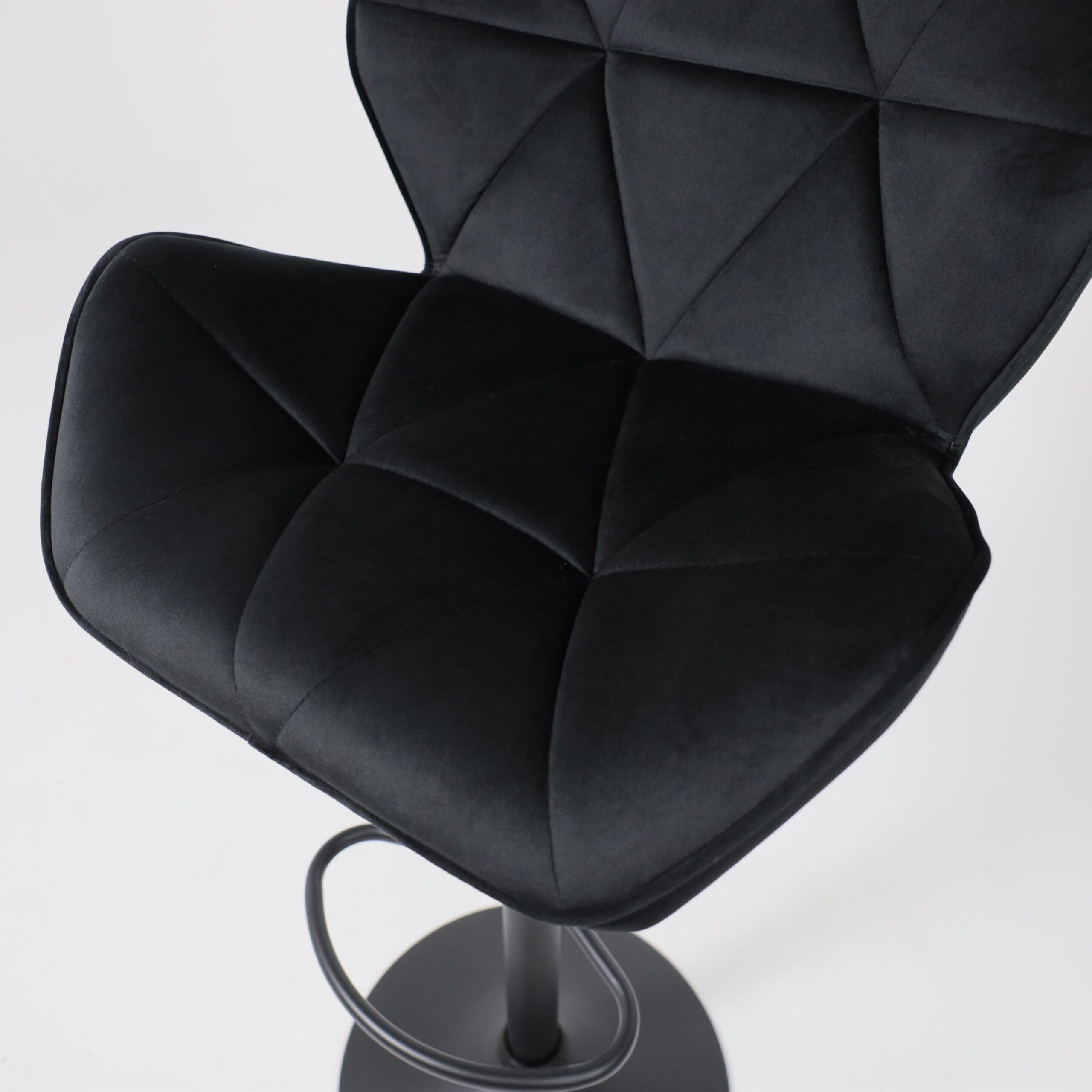 Кресло барное BERLIN GB, Seven 35 черный велюр/черный