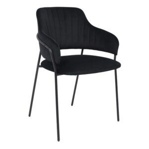 Стул КАВАЛА, черный Эстель 24 /Черный матовый