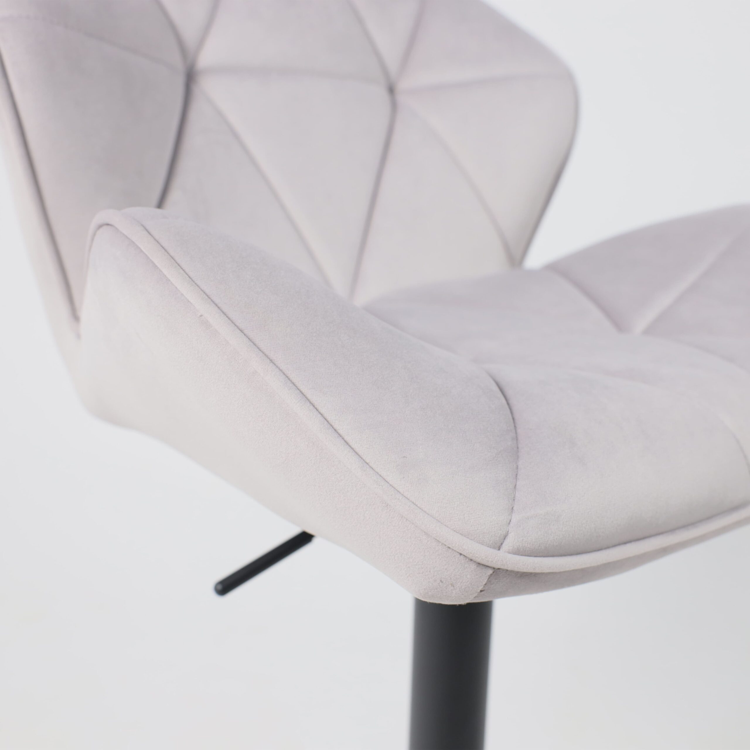 Кресло BERLIN, серый велюр HCJ-37/черный