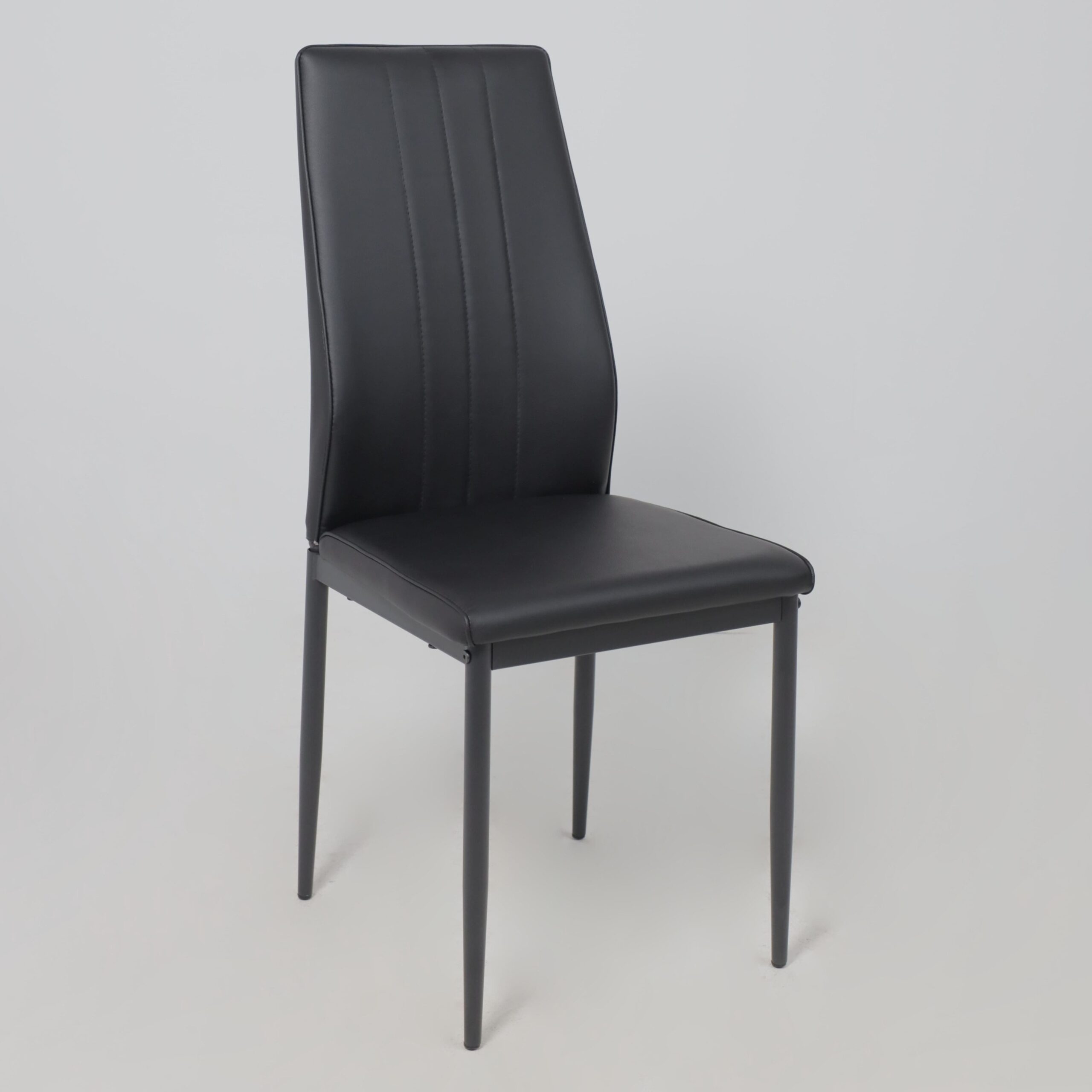 Стул OREO, экокожа, черный/черный