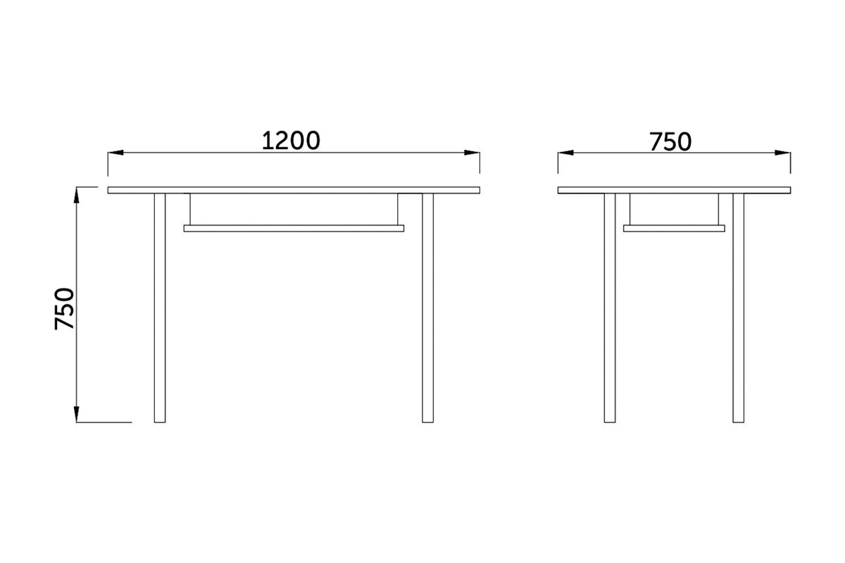 Стол DARIO, стекло/хром, 120*75*75
