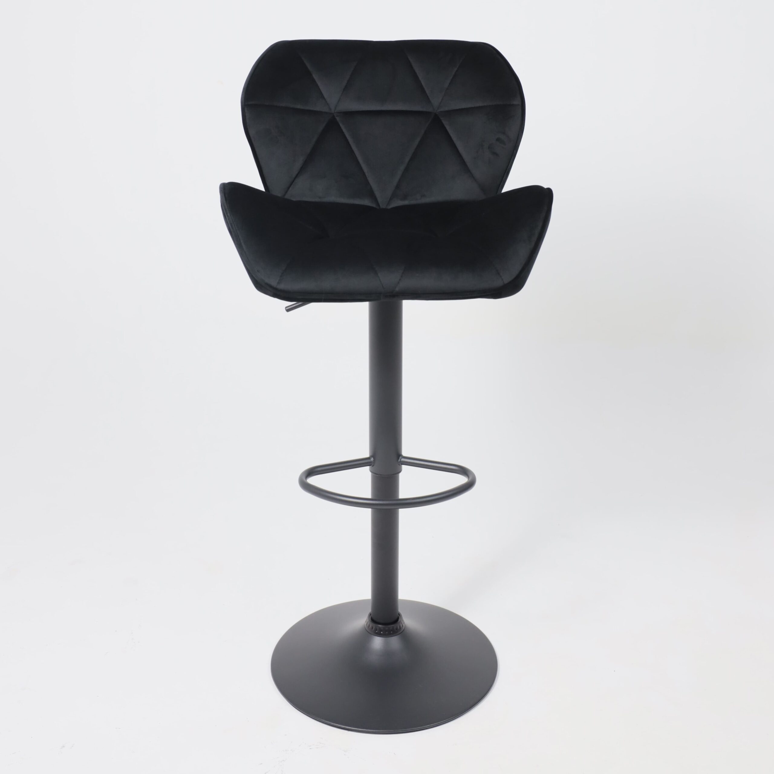 Кресло барное BERLIN GB, Seven 35 черный велюр/черный