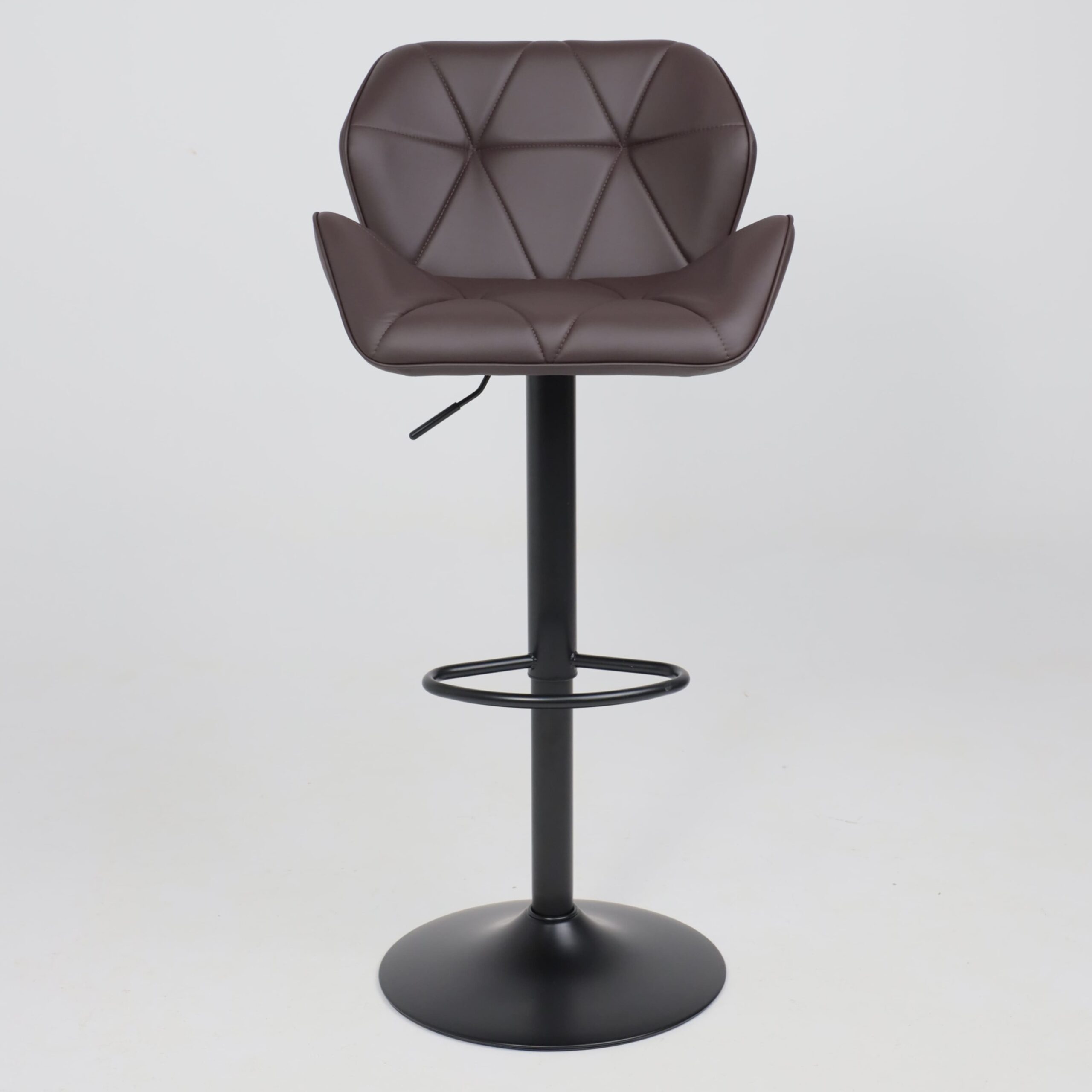 Кресло барное BERLIN GB, Pegaso шоколад экокожа/черный