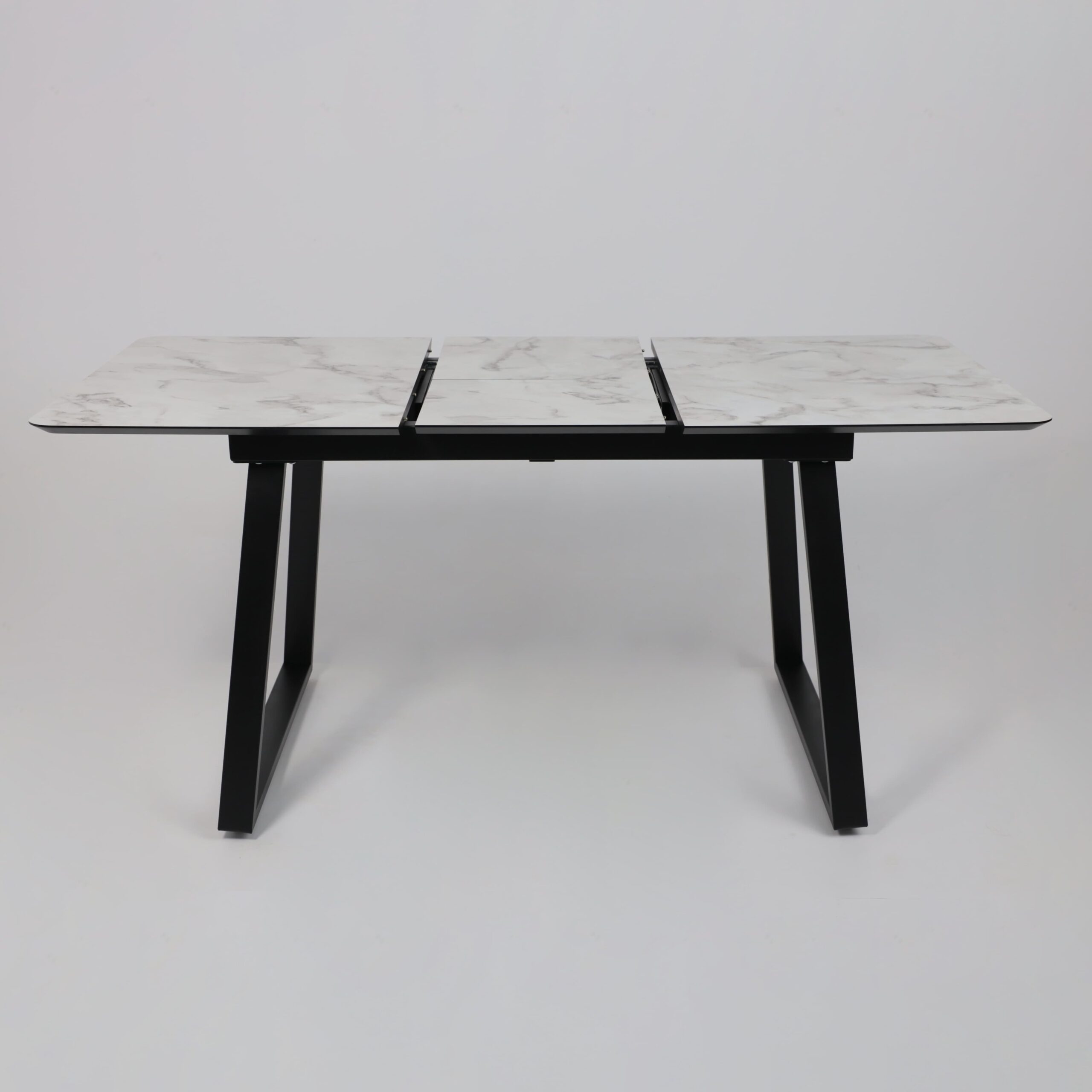 Стол AV 1208, HPL+МДФ,  раздвижной 1200 (1600)*800 Виктори натуральный/черный