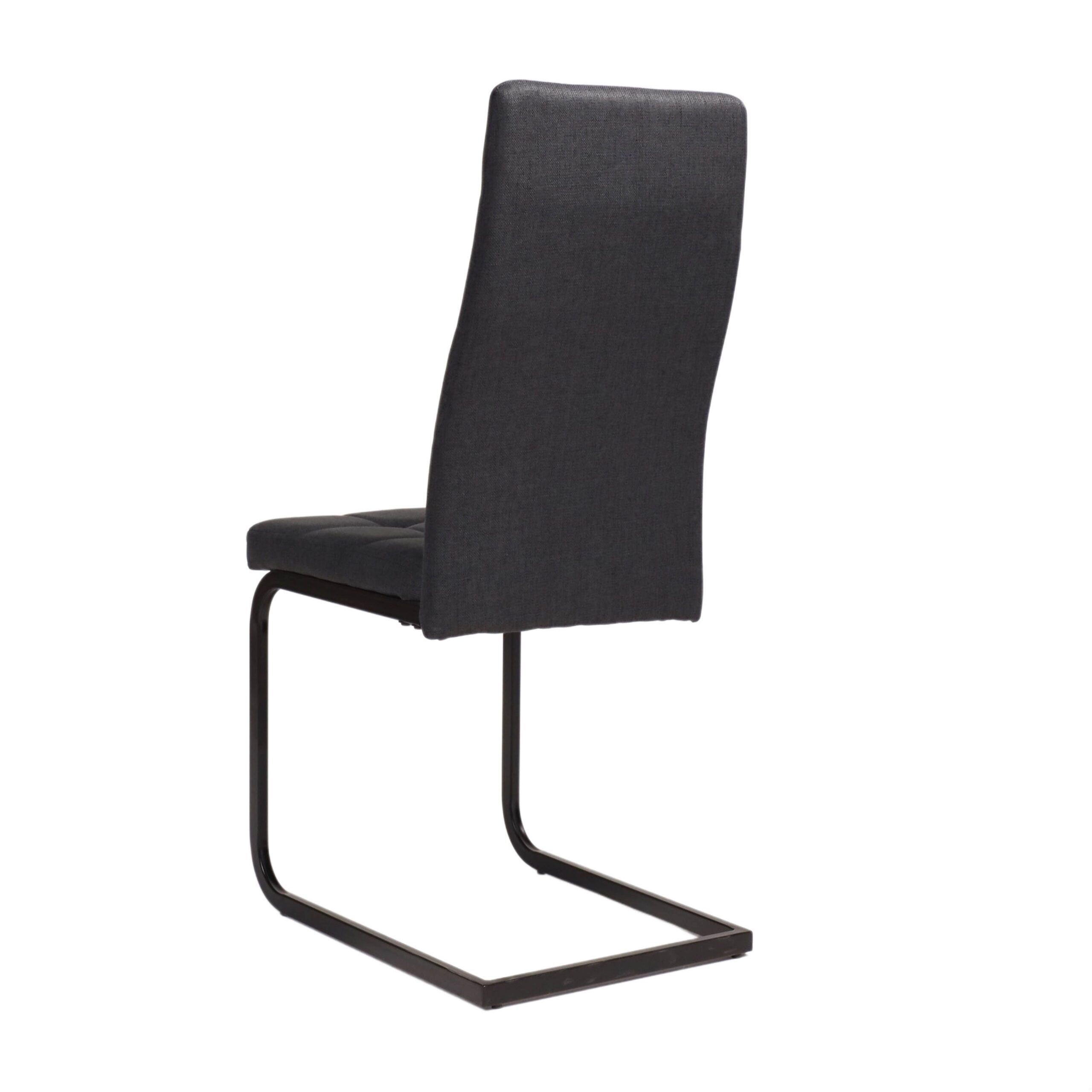 Стул OXFORD, темно-серая ткань Seattle-007/черный