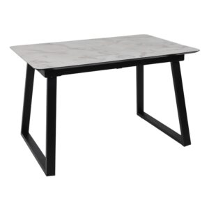 Стол AV 1208, HPL+МДФ,  раздвижной 1200 (1600)*800 Виктори натуральный/черный