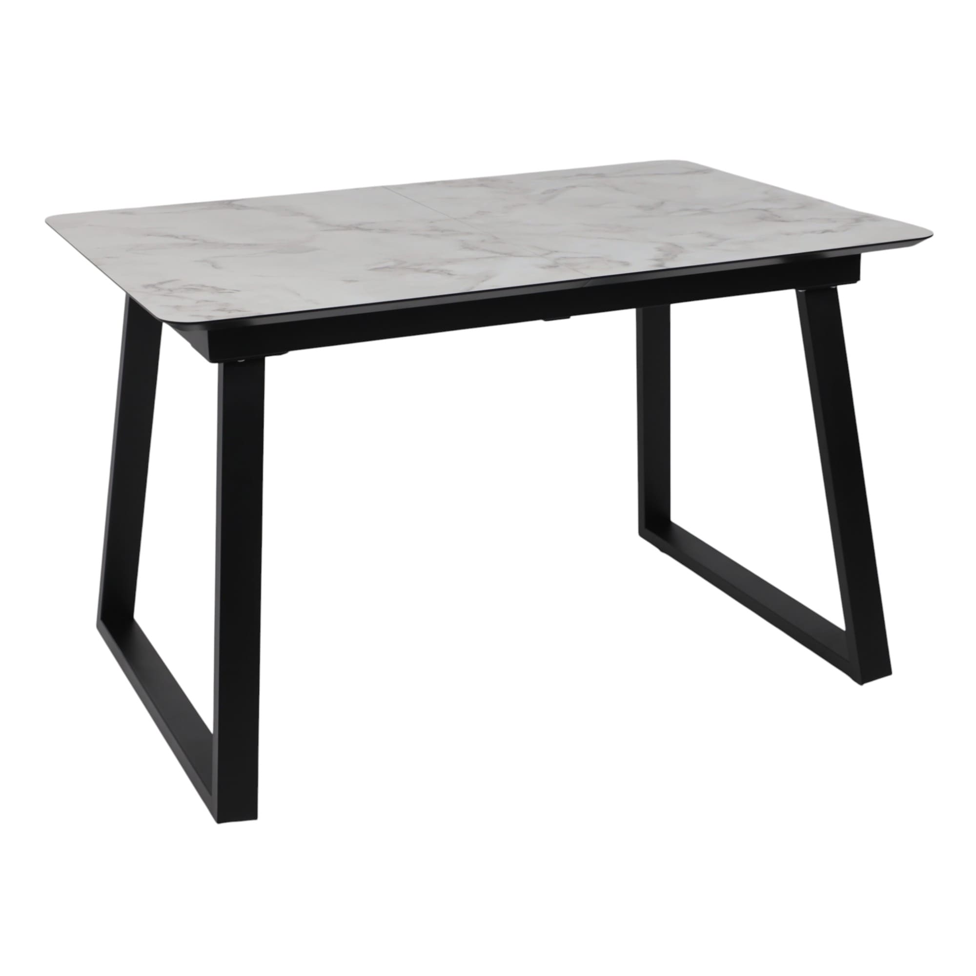 Стол AV 1208, HPL+МДФ,  раздвижной 1200 (1600)*800 Виктори натуральный/черный