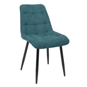 Стул CARIS, бирюзовый микровелюр CD2302-21/черный