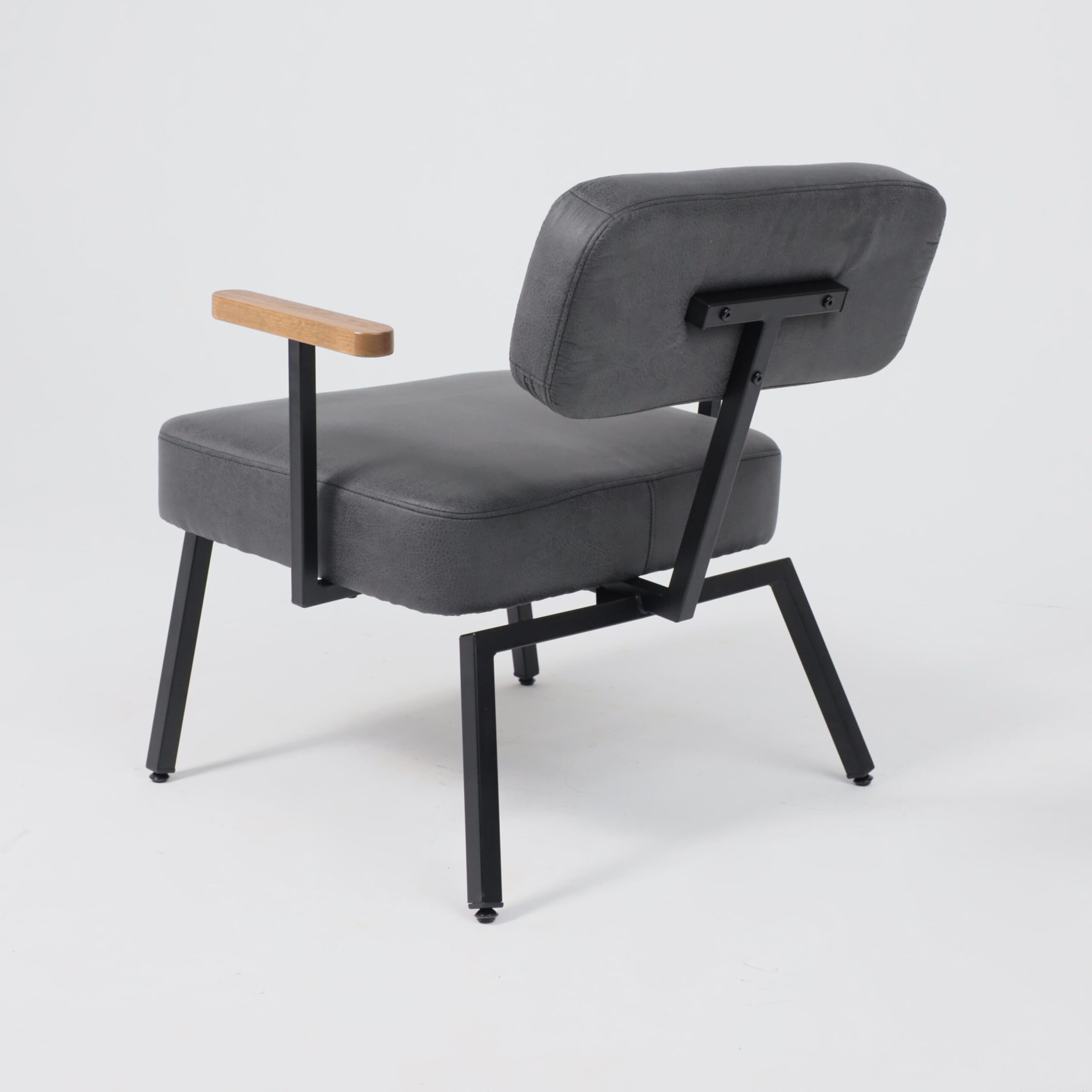 Кресло BOOKER, экокожа винтажный черный WATUSI 16/черный