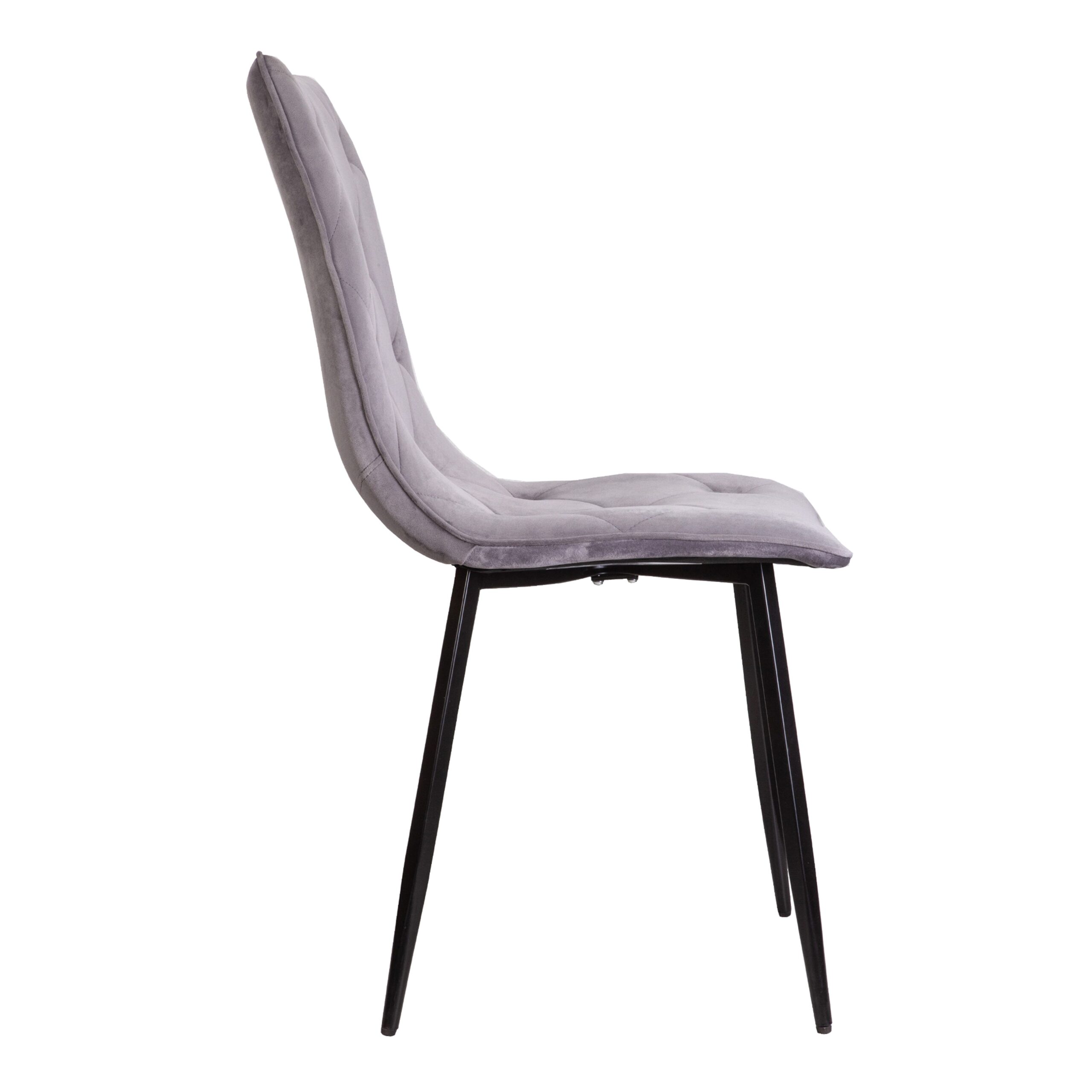 Стул MIRA, светло-серый велюр HLR20/черный